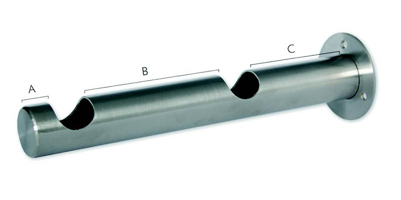 Double Saddle Tubular Bracket